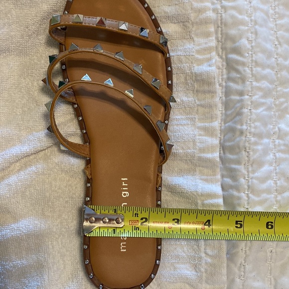 STEVE MADDEN STUDDED SANDALS - Picture 9 of 11